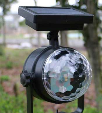 Solar Projector Light that Looks like a Disco Ball