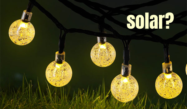 Solar Mini Globe String Lights, Warm White